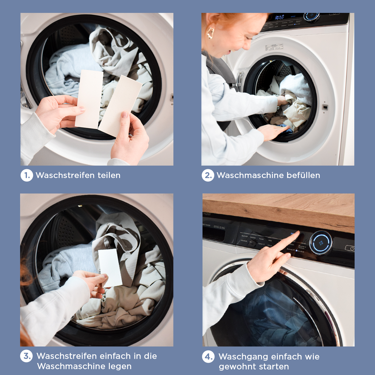 Waschmittelstreifen - Duft: Neutral, 30 Wäscheladungen